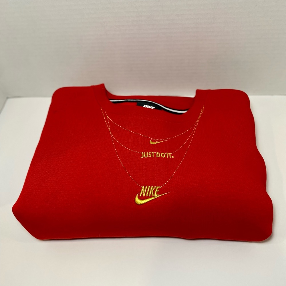 Men’s Nike Crewneck |Size: Large | Color:Red
